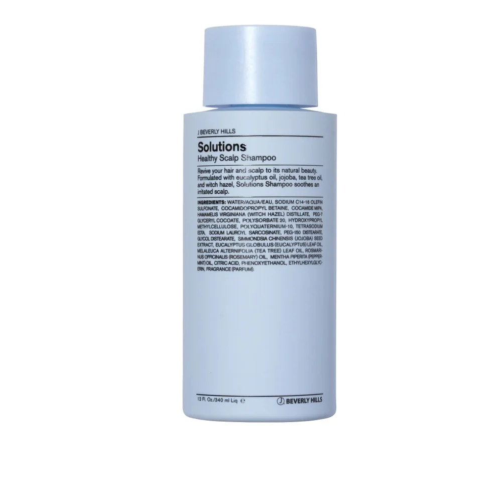 j-bevery-hills-solutions-340ml.jpg Flacon bleu clair J Beverly Hills Solutions, shampoing cuir chevelu 340 ml