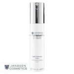 Flacon pompe blanc à capot argenté Janssen Cosmetics crème raffermissante légère