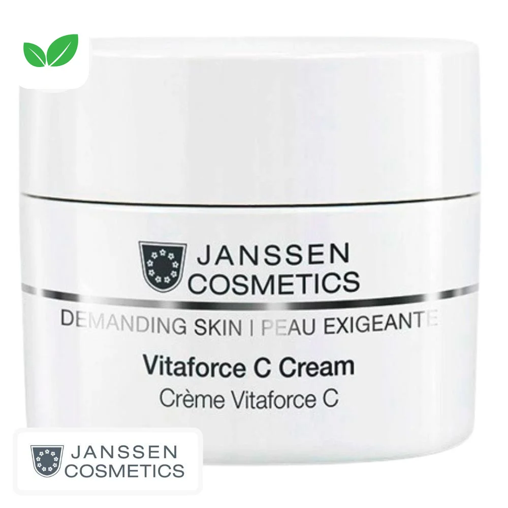 janssen-cosmetics-peau-exigeante-creme-vitaforce-c-50ml.jpg Pot blanc Janssen Cosmetics Crème Vitaforce C ligne Peau Exigeante