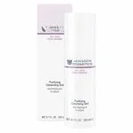 Flacon pompe blanc Janssen Cosmetics Gel Nettoyant Purifiant 200 ml avec étui