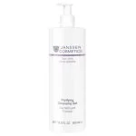 Grand flacon pompe blanc Janssen Cosmetics Gel Nettoyant Purifiant 500 ml