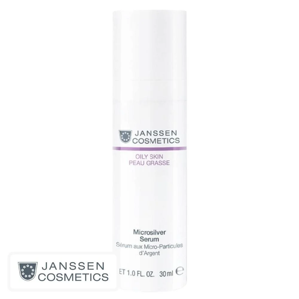 janssen-cosmetics-peau-grasse-serum-aux-micro-particules-d-argent-30ml.jpg Flacon pompe blanc Janssen Cosmetics Sérum aux Micro-Particules d'Argent peau grasse 30 ml
