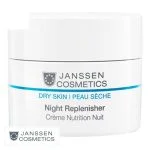 Pot blanc Janssen Cosmetics Crème Nutrition Nuit ligne Peau Sèche