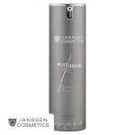 Flacon pompe airless gris métallisé Janssen Cosmetics Platinum Care Effet Sérum 30 ml
