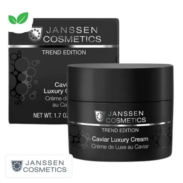 Pot noir laqué Janssen Cosmetics Trend Edition crème de luxe au caviar