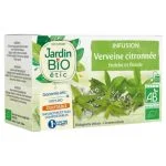 Boîte verte Jardin Bio étic infusion verveine citronnée feuilles fraîches