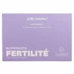Boîte lilas Jolly Mama Nutrishots Fertilité vingt ampoules zinc