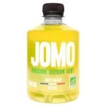 Bouteille Jomo maté glacé passion citron vert 350 ml, logo AB