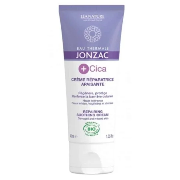 Petit tube Jonzac +Cica crème réparatrice apaisante bio 40 ml