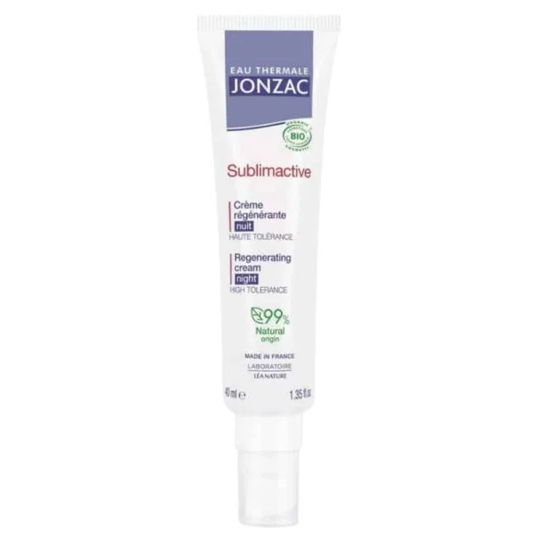 Jonzac Sublimactive Creme Regenerante Nuit 40ml