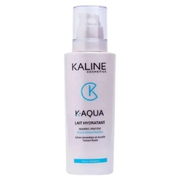 Grand flacon pompe rosé Kaline K-Aqua Lait Hydratant 500 ml