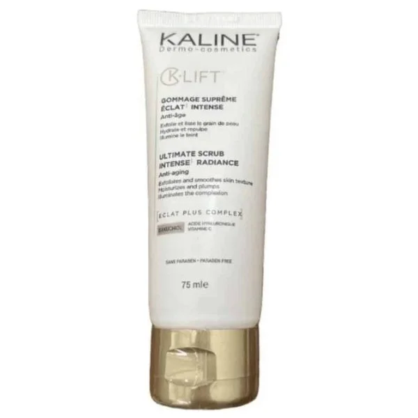 Tube blanc Kaline K-Lift gommage suprême éclat intense 75 ml
