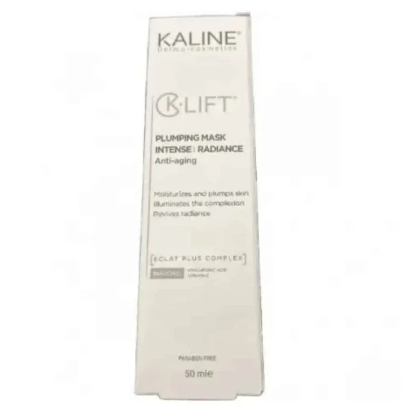 Étui blanc Kaline K-Lift masque repulpant intense éclat 50 ml