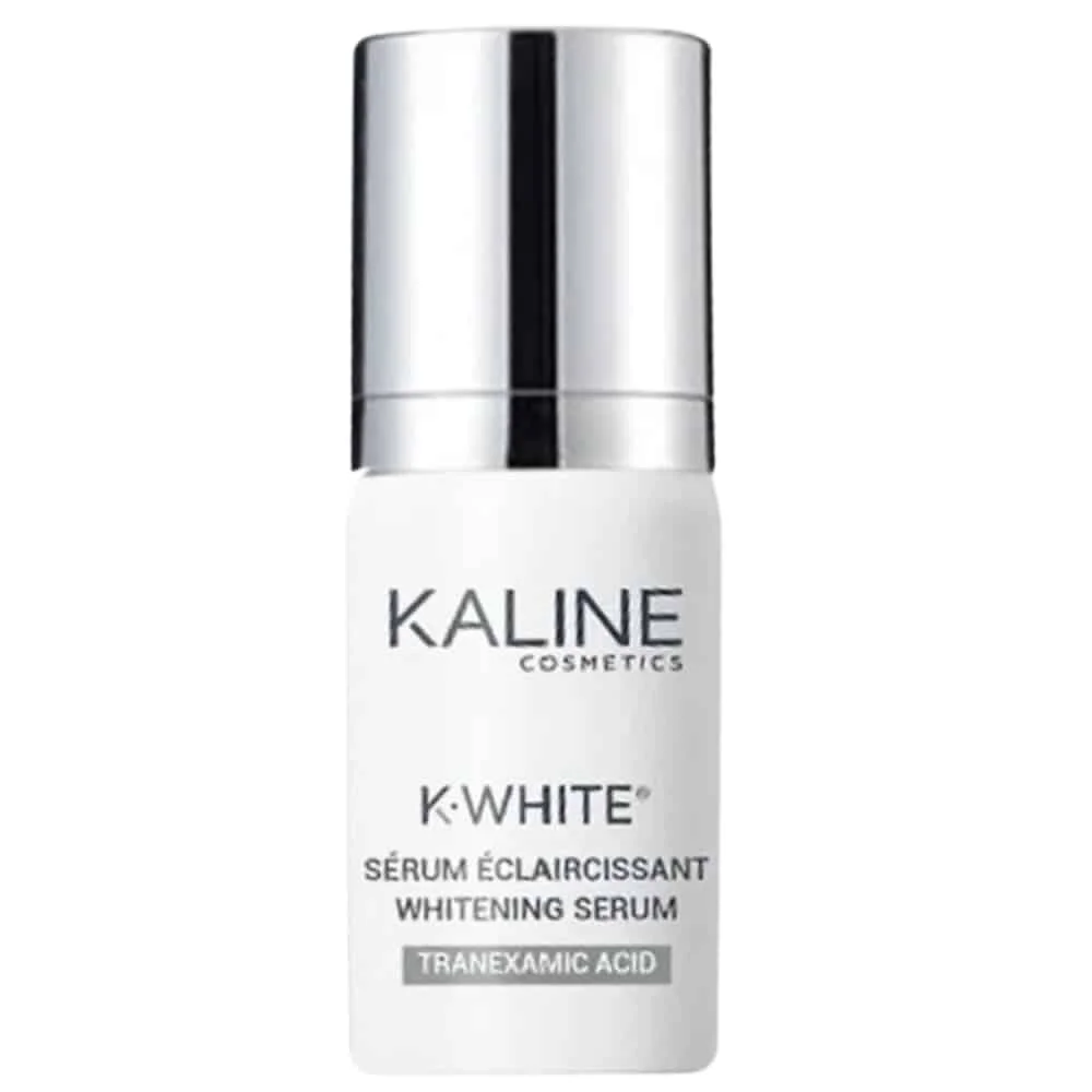 kaline-k-white-serum-eclaircissant-15ml.jpg Flacon pompe blanc Kaline K-White sérum éclaircissant acide tranexamique