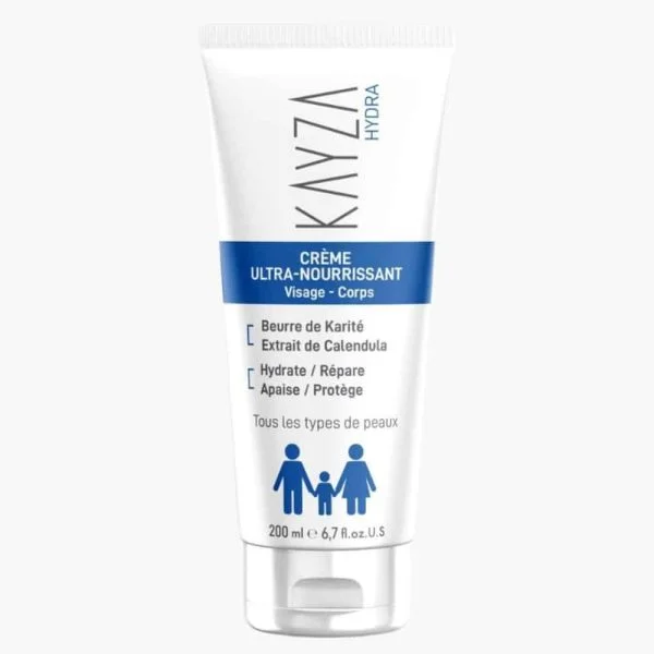 Kayza Hydra Crème Ultra-Nourrissante Visage & Corps 200ml
