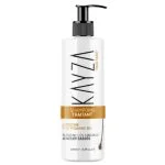 Flacon pompe blanc et doré Kayza shampoing kératine pro-vitamine B5 400 ml