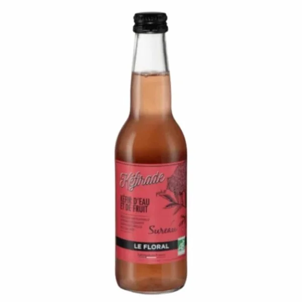 Kéfirade Kéfir D’eau Et De Fruit Le Floral Sureau Bio 330ml
