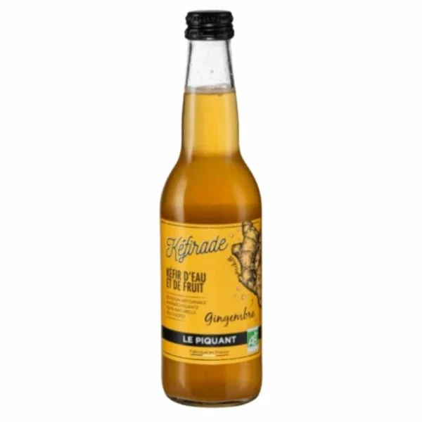 Kéfirade Kéfir D’eau Et De Fruit Le Piquant Gingembre Bio 330ml