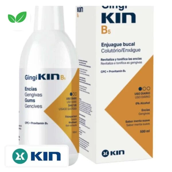 GingiKIN B5 Bain de Bouche Gencives Usage Quotidien 500ml