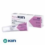 Tube et étui blanc et rose du gel gencives PerioKIN 30 ml