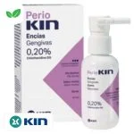 Flacon spray blanc et étui rose PerioKIN gencives 40 ml