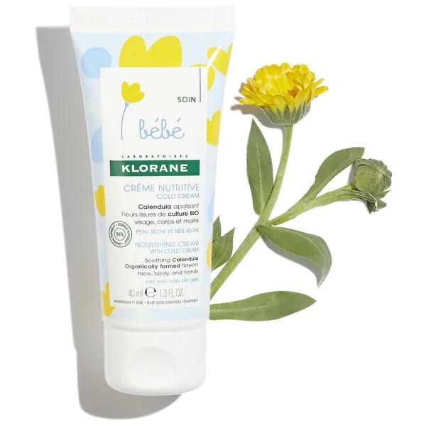 Klorane Bébé Crème Nutritive au Cold Cream 40ml – photo 2