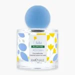 Flacon verre Klorane Bébé Petit Brin eau parfumée 50 ml capuchon bleu