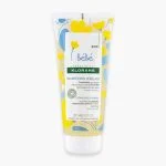 Tube Klorane Bébé shampoing démêlant 200 ml fleurs jaunes et bleues