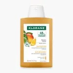 Flacon orange Klorane shampoing nourrissant à la Mangue 200 ml