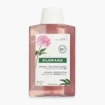 Flacon rose Klorane shampoing apaisant à la Pivoine BIO 200 ml