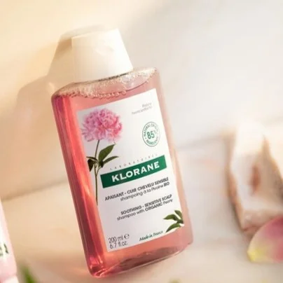 Klorane Pivoine Bio Shampoing Apaisant 400ml – photo 2
