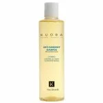 Flacon transparent jaune Kuora shampoing anti-pelliculaire à la capucine 250 ml