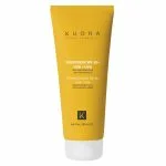 Tube jaune Kuora écran solaire SPF50+ 200 ml, protection très haute