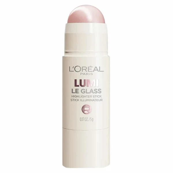 Stick illuminateur rose L'Oréal Lumi Le Glass teinte Pink Balet 5g