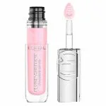 Tube et embout applicateur du lip oil L'Oréal Paris teinte rose pâle presque transparente