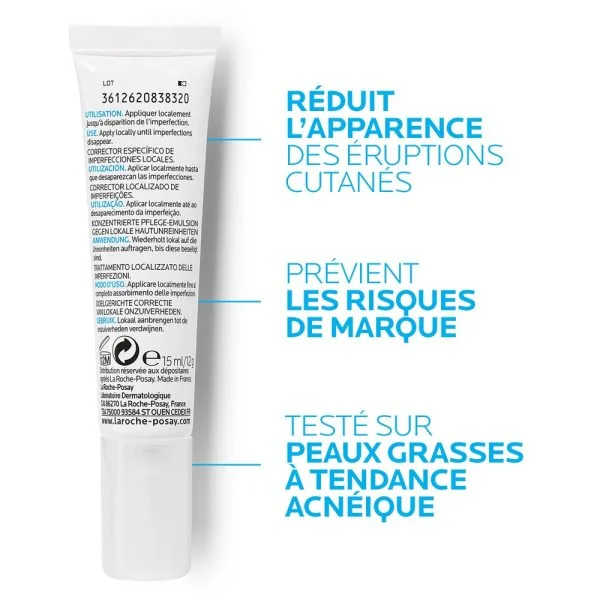 La Roche-Posay Effaclar A.I. Correcteur Ciblé des Imperfections Locales 15ml – photo 2
