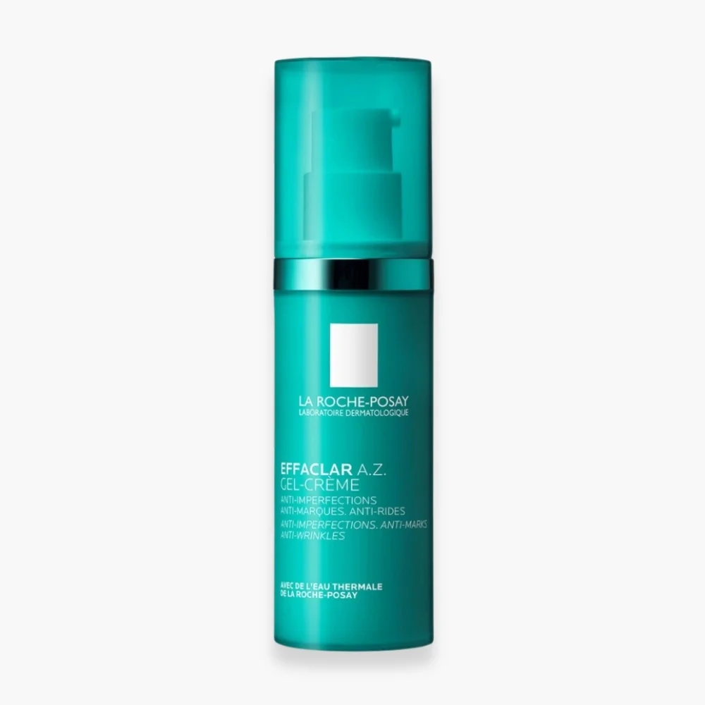 la-roche-posay-effaclar-az-gel-creme-anti-imperfections-40ml.jpg Flacon pompe vert La Roche-Posay Effaclar A.Z. gel-crème 40 ml