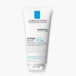 Tube blanc La Roche-Posay Lipikar Baume AP+M 200 ml sur fond clair