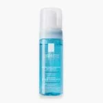 Flacon pompe bleu transparent La Roche-Posay mousse d'eau micellaire 150 ml