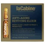 Étui bleu et doré laCabine Anti-Aging Reviving Elixir dix ampoules