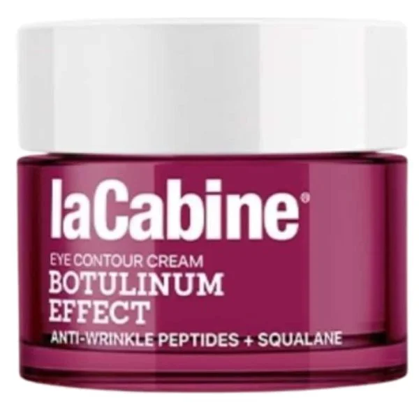 Pot rose laCabine Botulinum Effect crème contour des yeux, couvercle blanc
