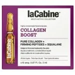 Coffret violet laCabine Collagen Boost avec dix ampoules de 2 ml