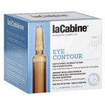 Coffret de dix ampoules de verre ambrées, emballage laCabine bleu clair