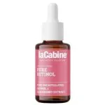 Flacon compte-gouttes rose laCabine Pure Retinol sérum visage 30 ml