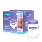 Boîte et flacon Lansinoh de bouteilles de conservation du lait maternel