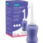 Flacon violet Lansinoh Douche Intime Périnée avec embout orientable et étui