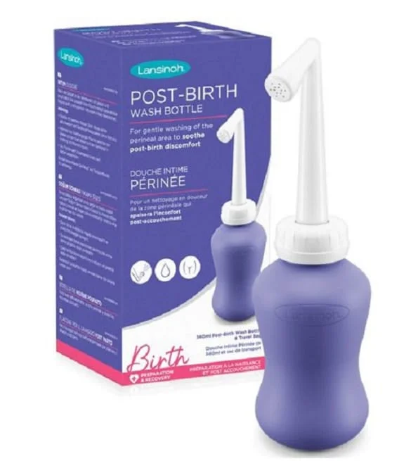 lansinoh-douche-intime-perinee-1u.jpg Flacon violet Lansinoh Douche Intime Périnée avec embout orientable et étui