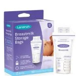 Boîte et sachet Lansinoh de 50 sachets de conservation du lait maternel
