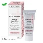 Tube et boîte rose Lcapharma+ LCA-Repair crème réparatrice 50 ml