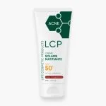Tube blanc et vert LCP Acné crème solaire matifiante SPF50+ 75 ml